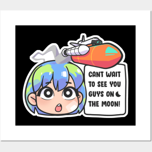 Earth Chan: Cant Wait Posters and Art